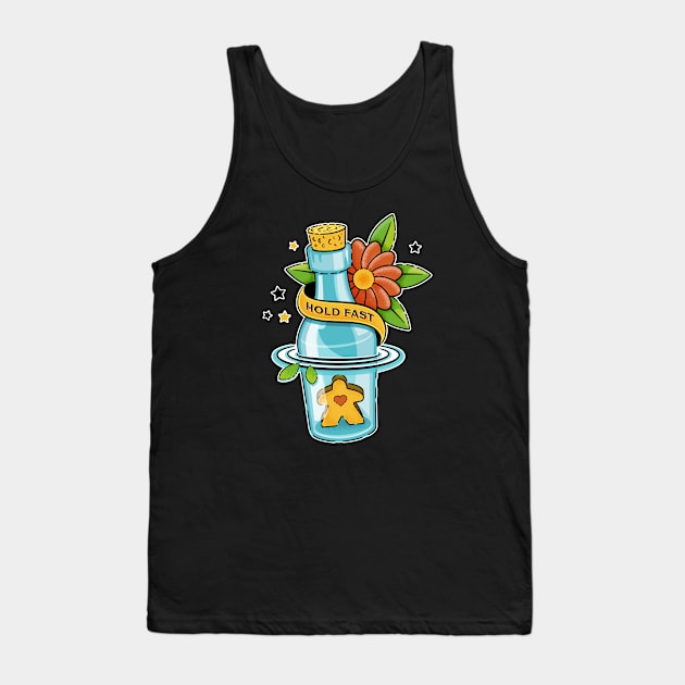 Isolated Meeple - Hold Fast Tank Top by east coast meeple